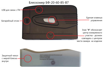 БФ-20-60-85-В7 блескомер фотоэлектрический трёхугловой 20°/20°, 60°/60°, 85°/85° БФ-20-60-85-В7 блескомер фотоэлектрический трёхугловой 20°/20°, 60°/60°, 85°/85°