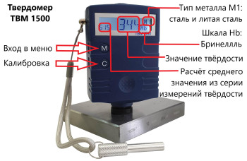 ТВМ 1500 твердомер динамический с поверкой ТВМ 1500 твердомер динамический с поверкой