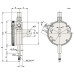 Индикатор часового типа ИЧ- 1 0,001 c уш. ударопроч. 2110S-10 Mitutoyo