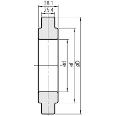 Кольцо установочное d 125 мм сталь 177-298 Mitutoyo