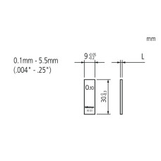 Мера длины плоскопарал.1,12 mm 611572-031 Mitutoyo