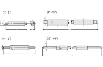 Мера длины установочная- 10" 167-150 Mitutoyo