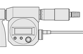 Микрометр МКЦ- 400 0,001 электронный 3-кн. поворотный дисплей (330гр) 293-585 Mitutoyo