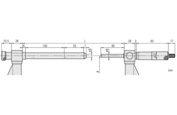 Микрометр МК-1800 0,01 (1600-1800) с регулируемой пяткой 105-421 Mitutoyo