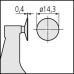 Микрометр д/мягк.материалов МТЦМ-15 0,001 электронный (0-15) тарельчатый 0,5-2,5N 227-221 Mitutoyo
