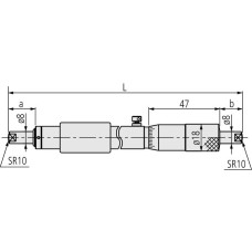 Нутромер микрометрический НМ 150- 175 0,01 133-147 Mitutoyo