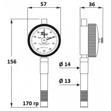 REX 2000 A - твердомер (дюрометр) Шора тип А