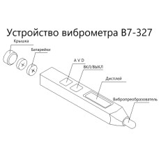 В7-327 виброметр портативный карандашного типа (виброручка) с поверкой
