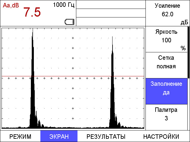 Смена фона экрана дефектоскопа УСД-50